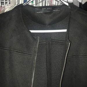 Chic Suede Midi Jacket from Zara